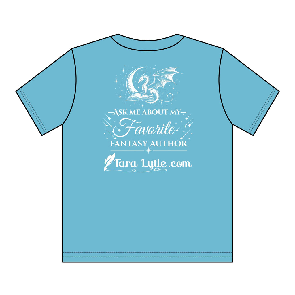 Youth T‑Shirt — “Ask Me About My Favorite Fantasy Author” Dragon Tee
