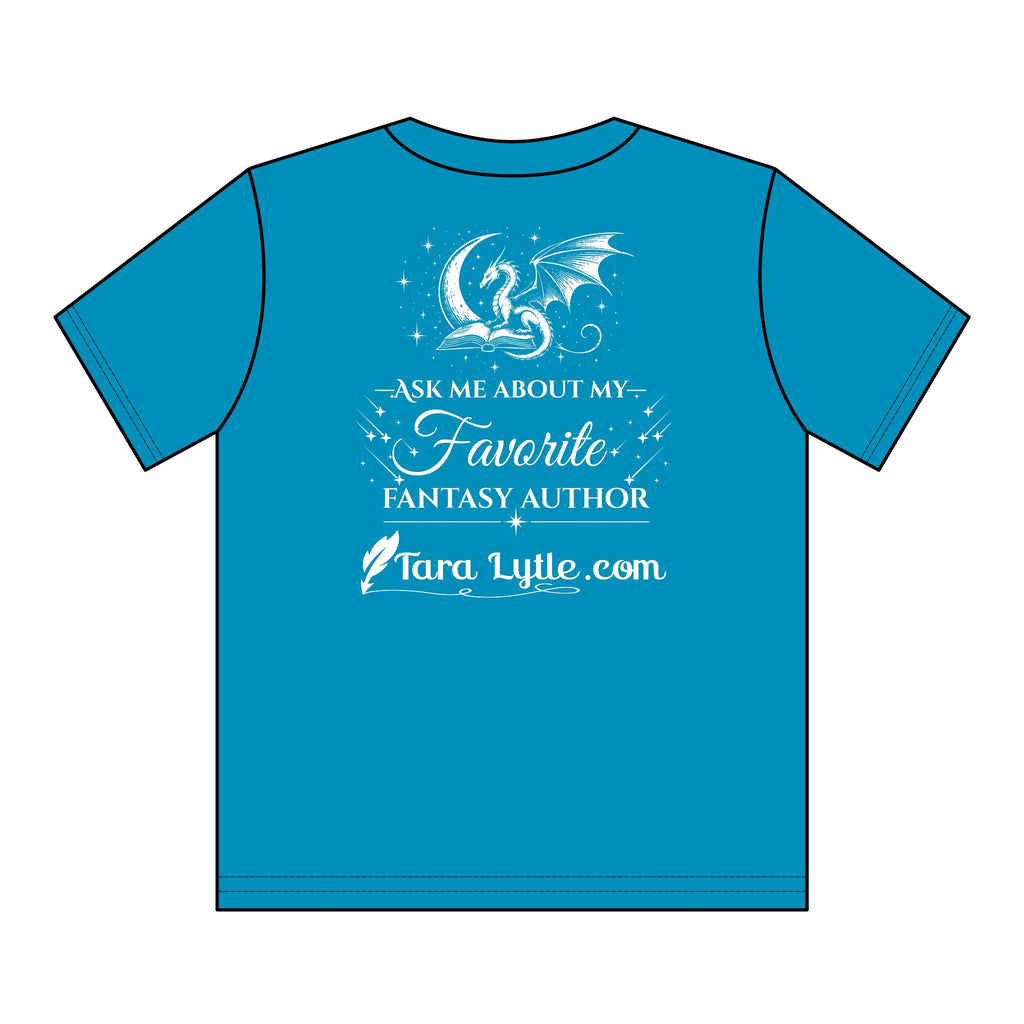 Youth T‑Shirt — “Ask Me About My Favorite Fantasy Author” Dragon Tee