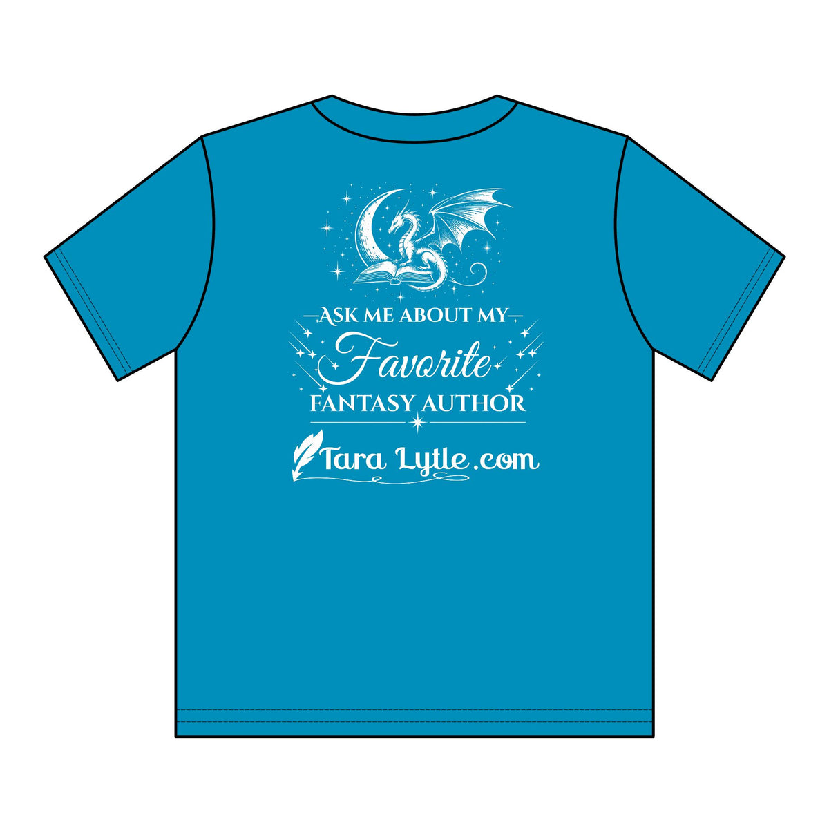 Youth T‑Shirt — “Ask Me About My Favorite Fantasy Author” Dragon Tee
