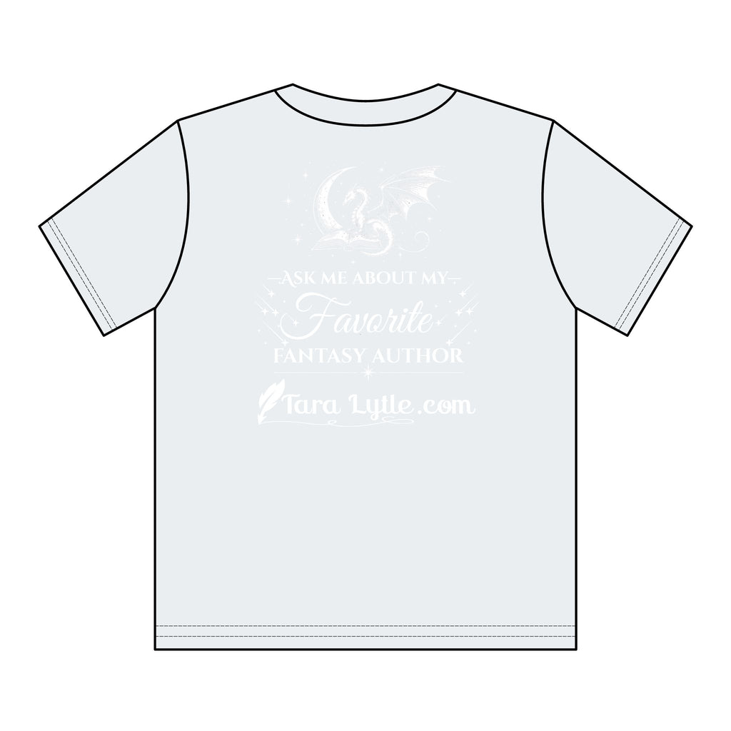 Youth T‑Shirt — “Ask Me About My Favorite Fantasy Author” Dragon Tee