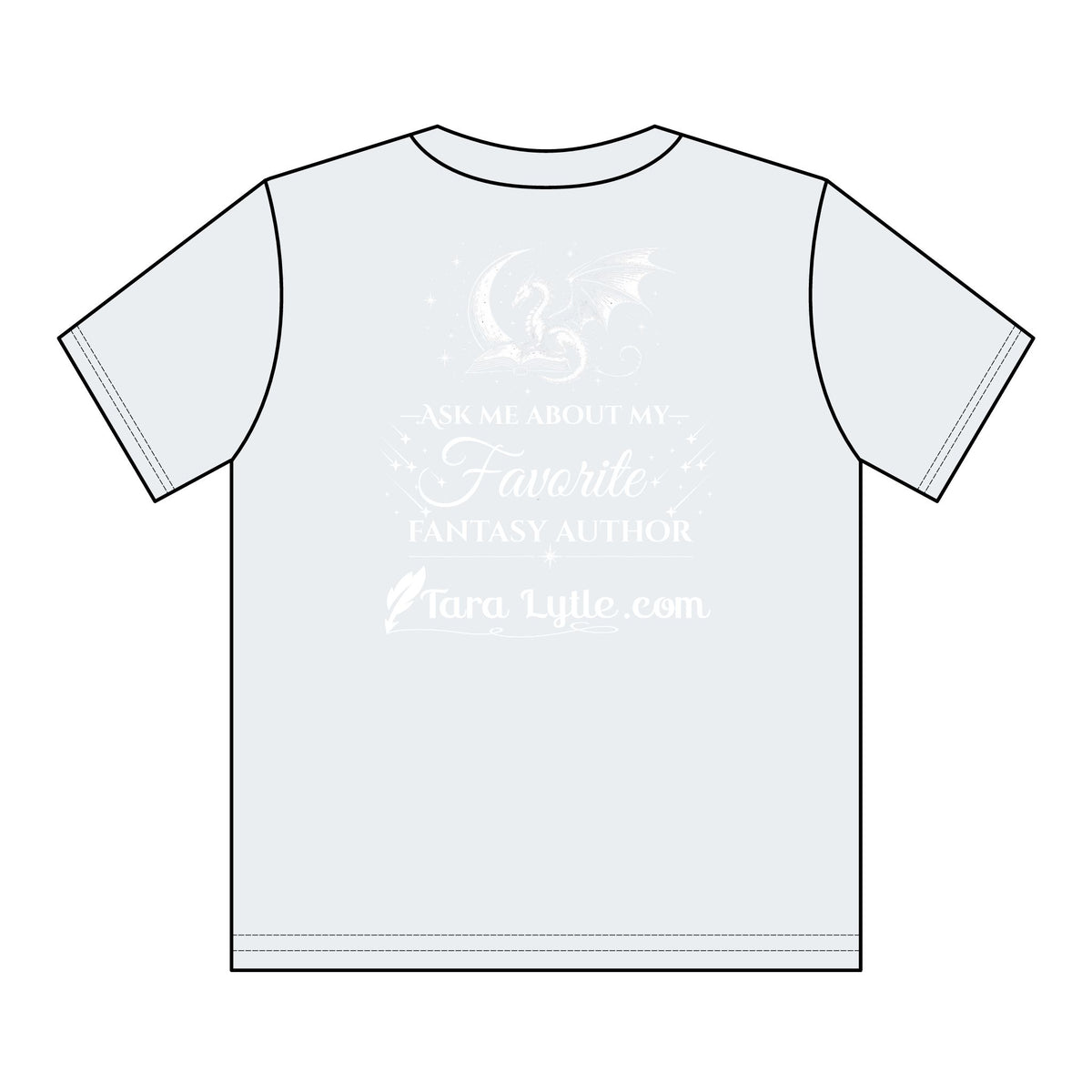 Youth T‑Shirt — “Ask Me About My Favorite Fantasy Author” Dragon Tee
